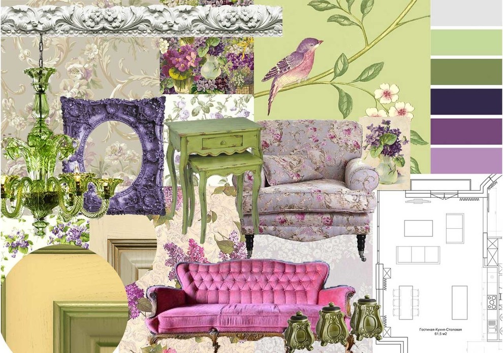 Квартира к классическом стиле нео-барокко