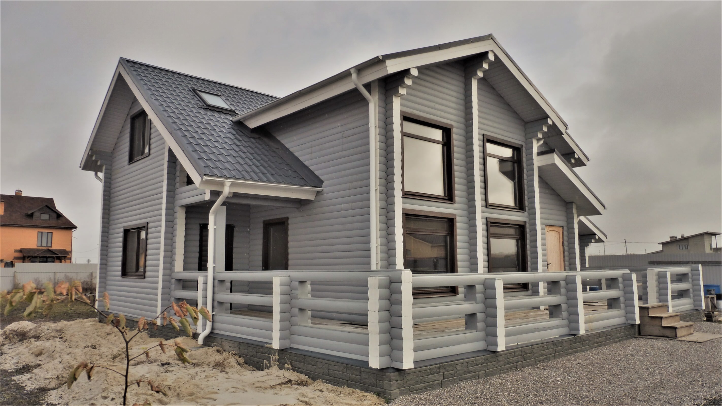 Дома из бруса и лафета.