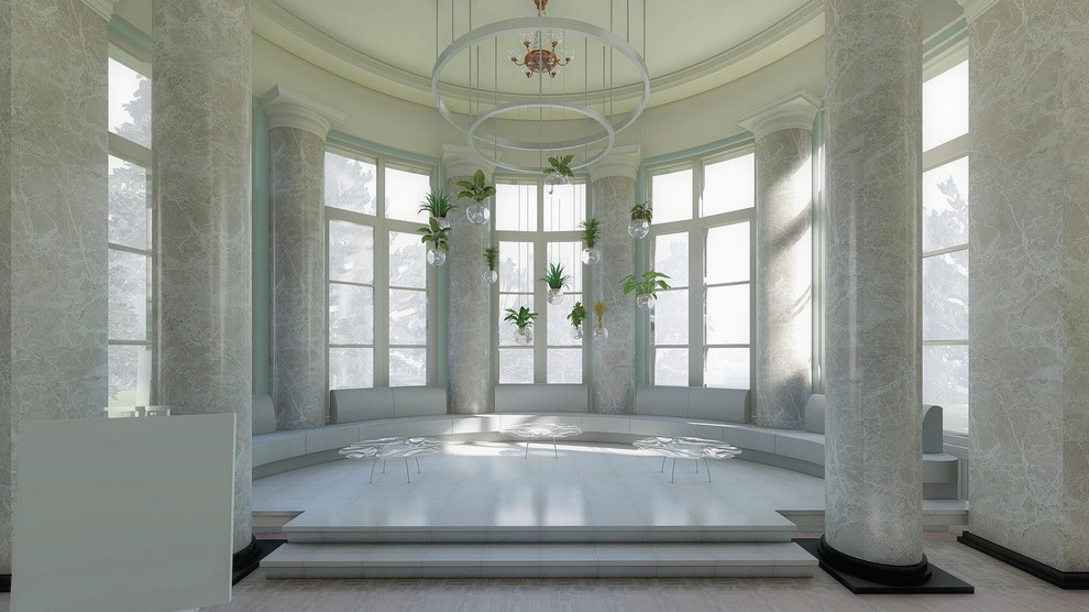 Концепция интерьеров павильона Кролиководство ВДНХ под Школу Новых искусств