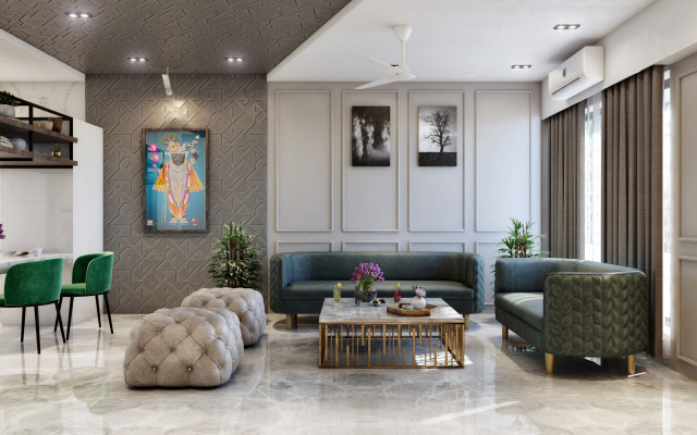 KARMA VILLA modern-wohnbereich