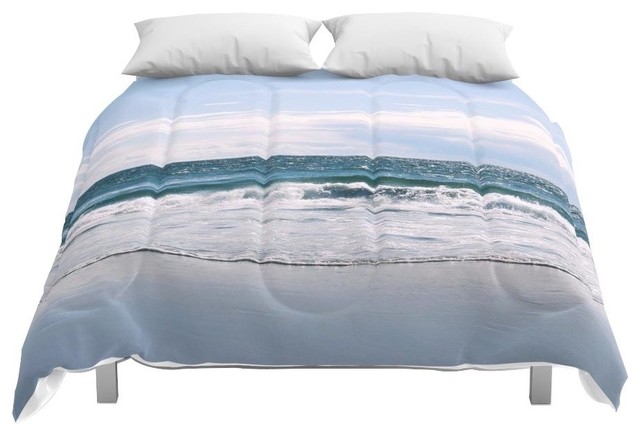 Society6 Ocean Love Comforter Beach Style Comforters And