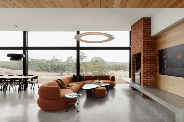 Loddon Farm contemporary-living-room