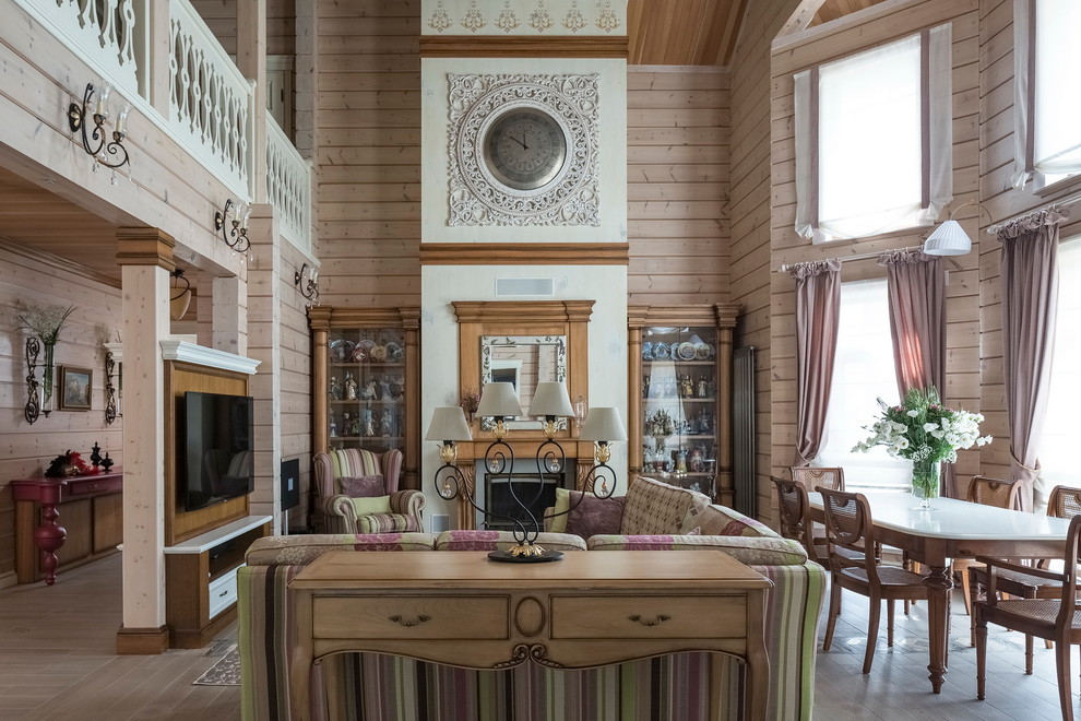 Дом из клееного бруса для большой семьи.