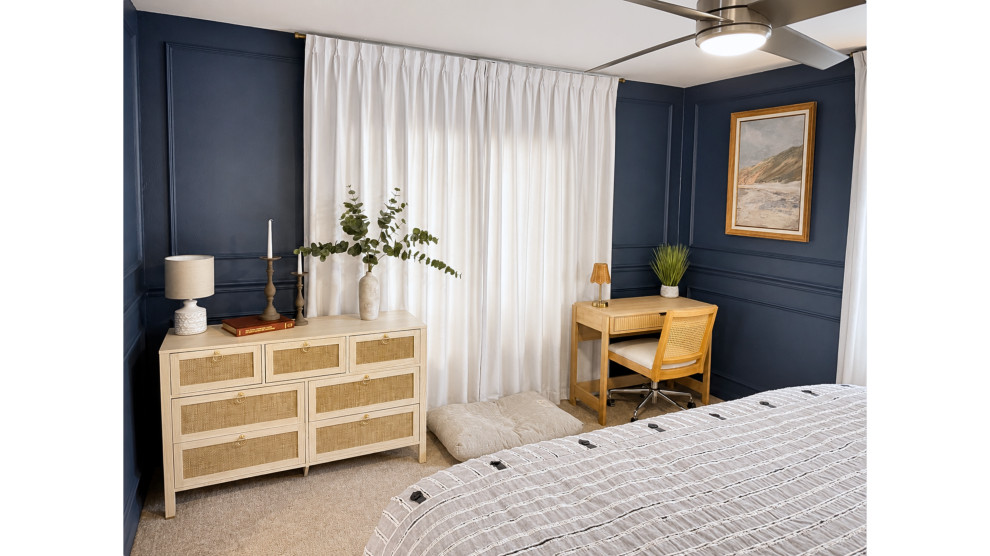 Nautical Lakehouse Master Bedroom