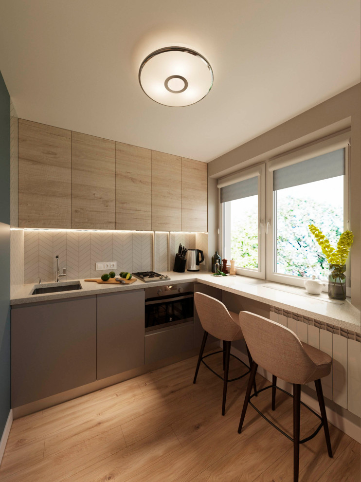 Дизайн проект двухкомнатной квартиры на Грайвороновской улице в Москве