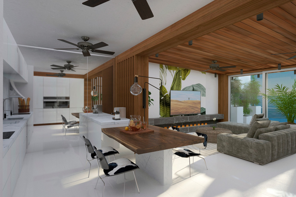 В лучах утреннего солнца