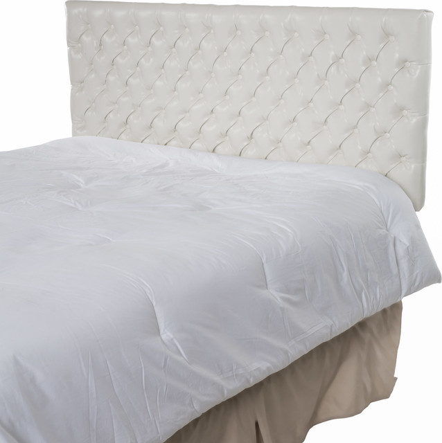 Denise Austin Home Cannes Adjule King Cal Bonded Leather Denise Austin Home Cannes Adjule King Cal Bonded Leather Headboard Transitional Headboards By Gdfstudio