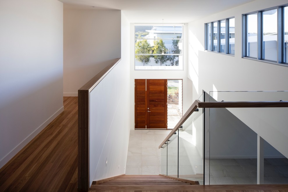This is an example of a contemporary staircase in Brisbane.