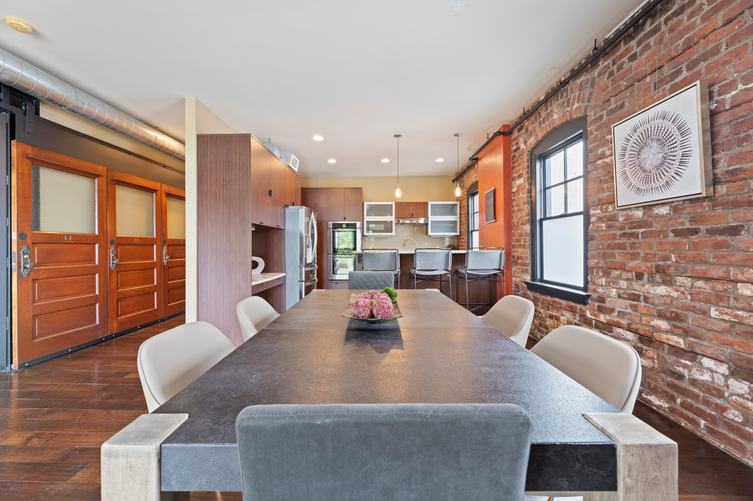 Downtown Industrial Condo Staging