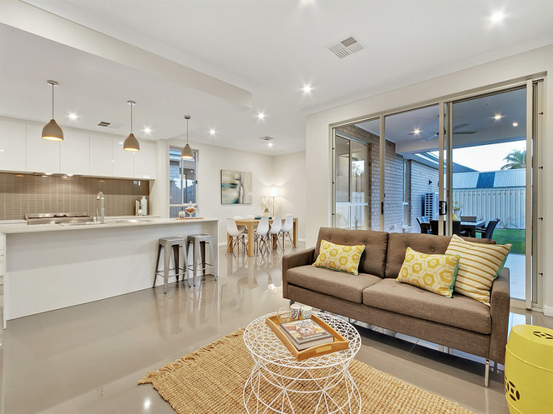 Photo of a transitional family room in Adelaide.