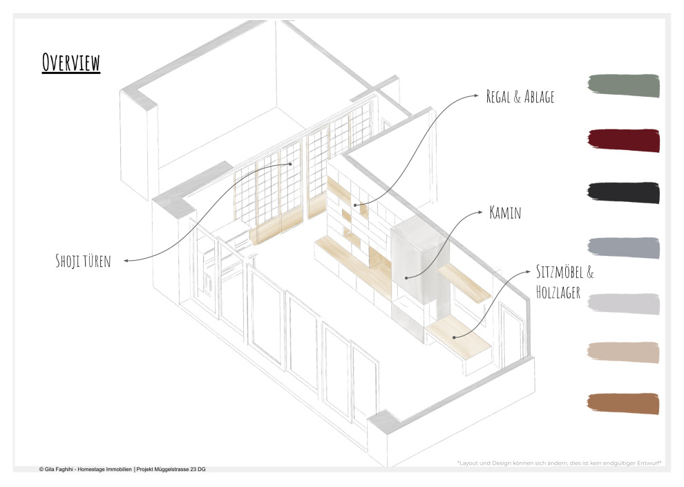 Interior Design / Product Design für eine Eigentumswohnung