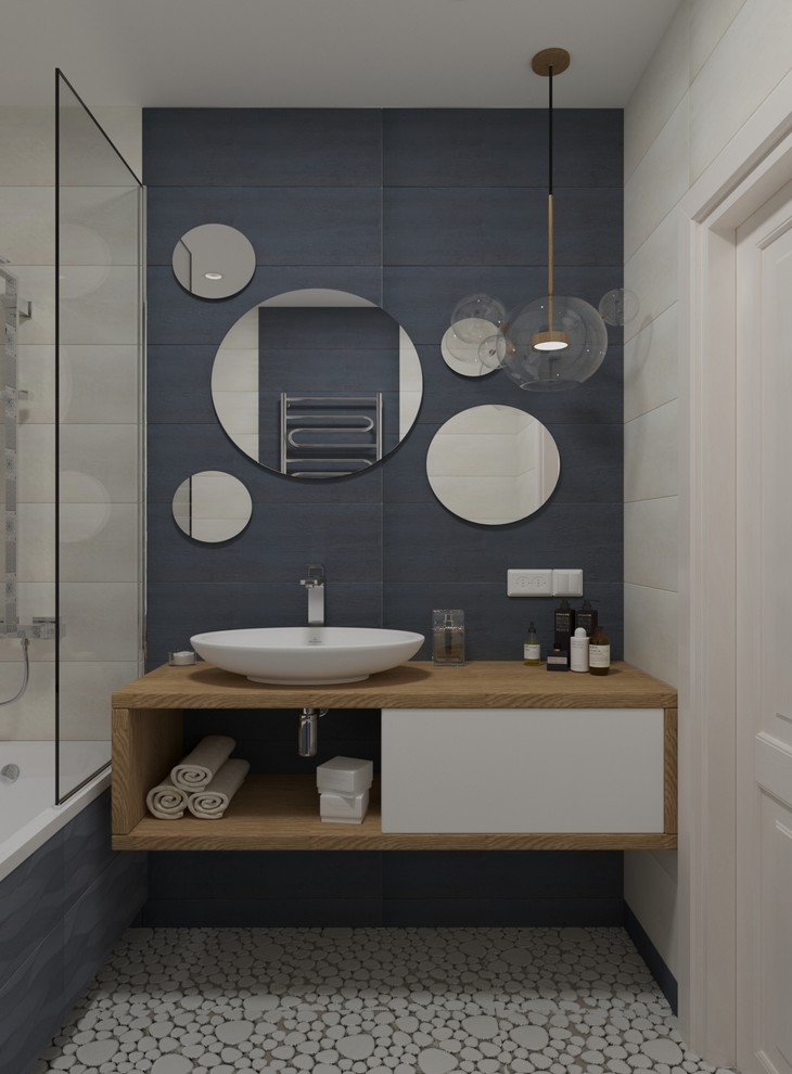 Дизайн ванной комнаты проект "И"