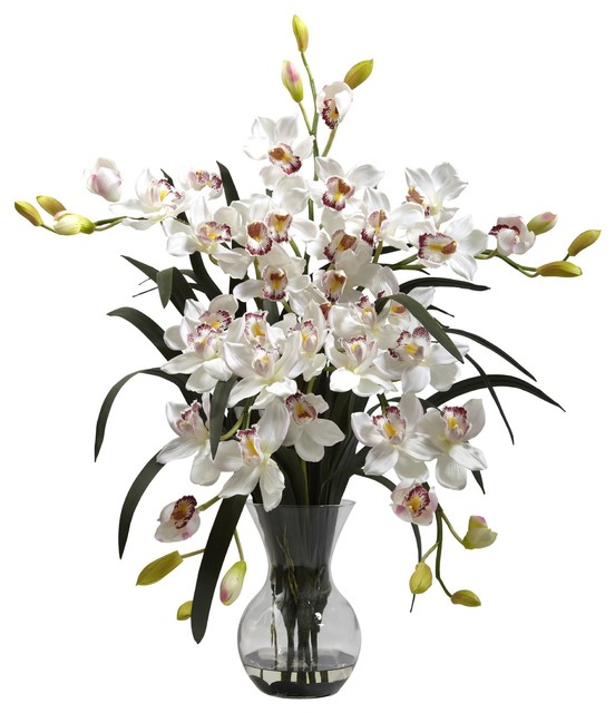 large white artificial flowers