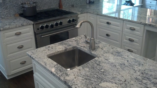 White Ice Kitchen Contemporary Kitchen Atlanta By All