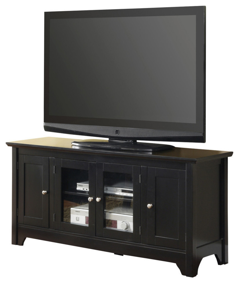 ELK Group International 52" Black Wood TV Stand Console