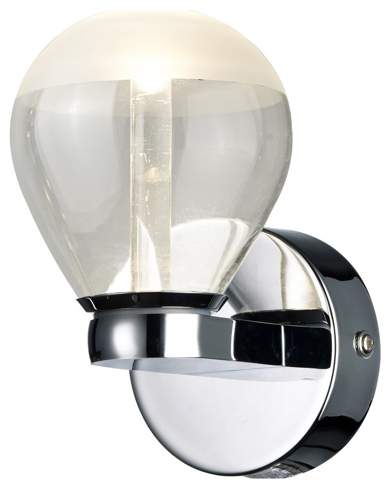 H2O LED Bathroom Light, Chrome Contemporary Bathroom Vanity Lighting by Arnsberg Houzz