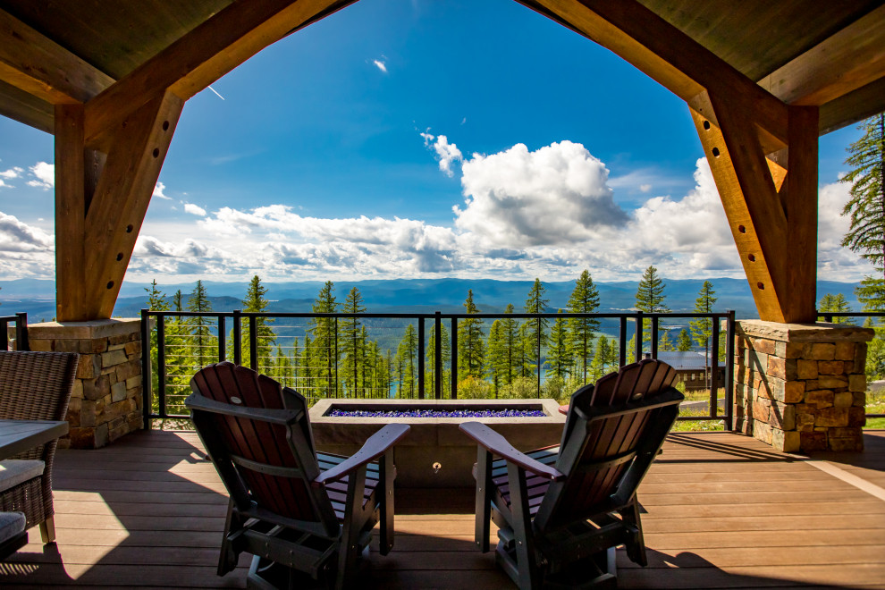 Deck - rustic deck idea