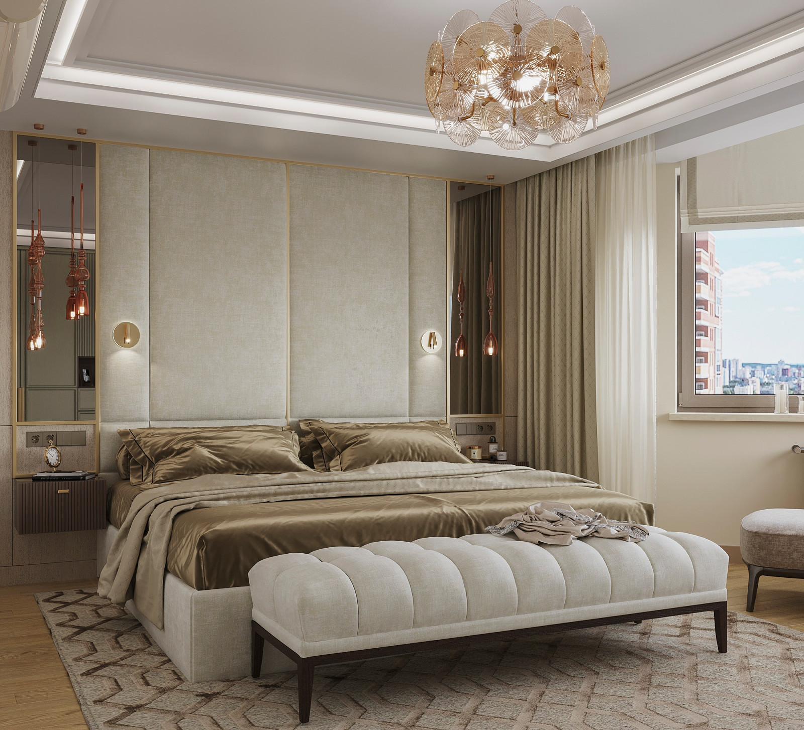 Кашемир беж. Квартира 130 кв.м. на Зоологической ул.