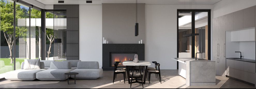 П-образный дом