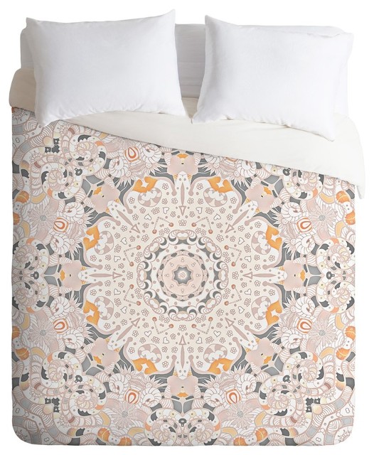 Monika Strigel Boho Summer Gray Duvet Cover King Contemporary