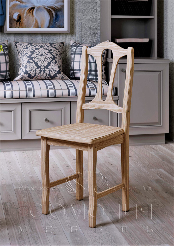 Стул из массива дуба