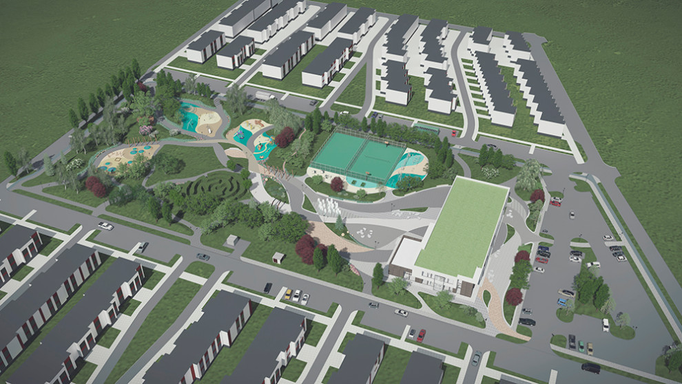 Концепция благоустройства и озеленения общественной территории в жилом комплексе