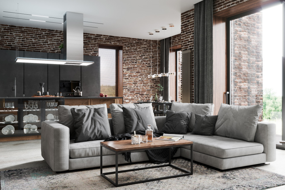 Дом в стиле лофт