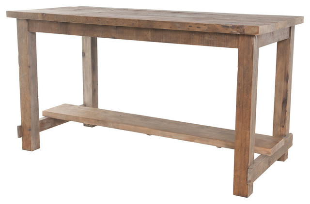 Bleaced Pine Rectangular Reclaimed Wood Pub Table Transitional Bleaced Pine Rectangular Reclaimed Wood Pub Table