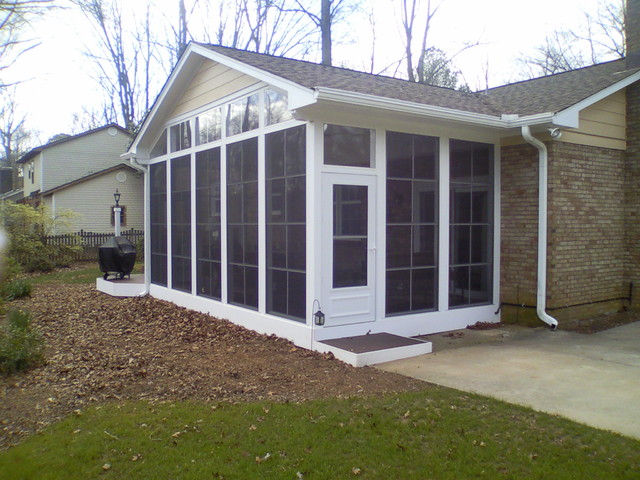 Seabrook Avenue Three Season Room and Deck - Traditional - Porch ...