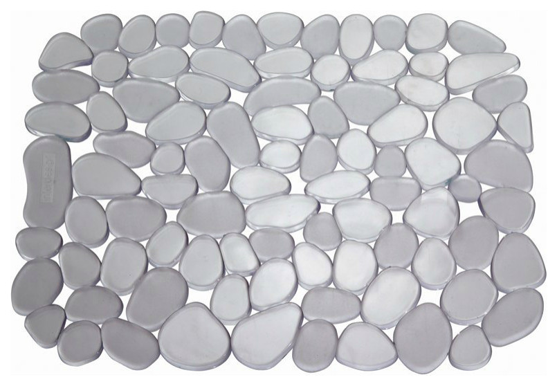 InterDesign® 60063 Pebblz Kitchen Sink Protector Mat, Graphite, 10.75