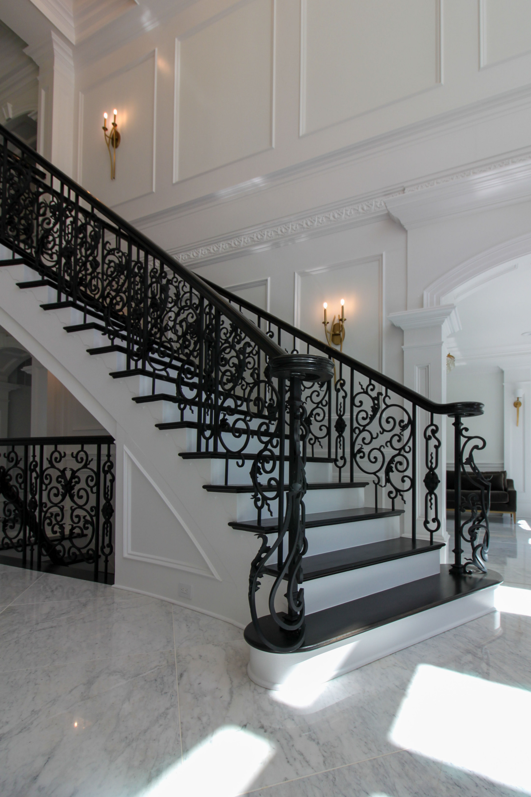 92_Grand Double Staircase in Exquisite Custom Home, Great Falls VA 22066