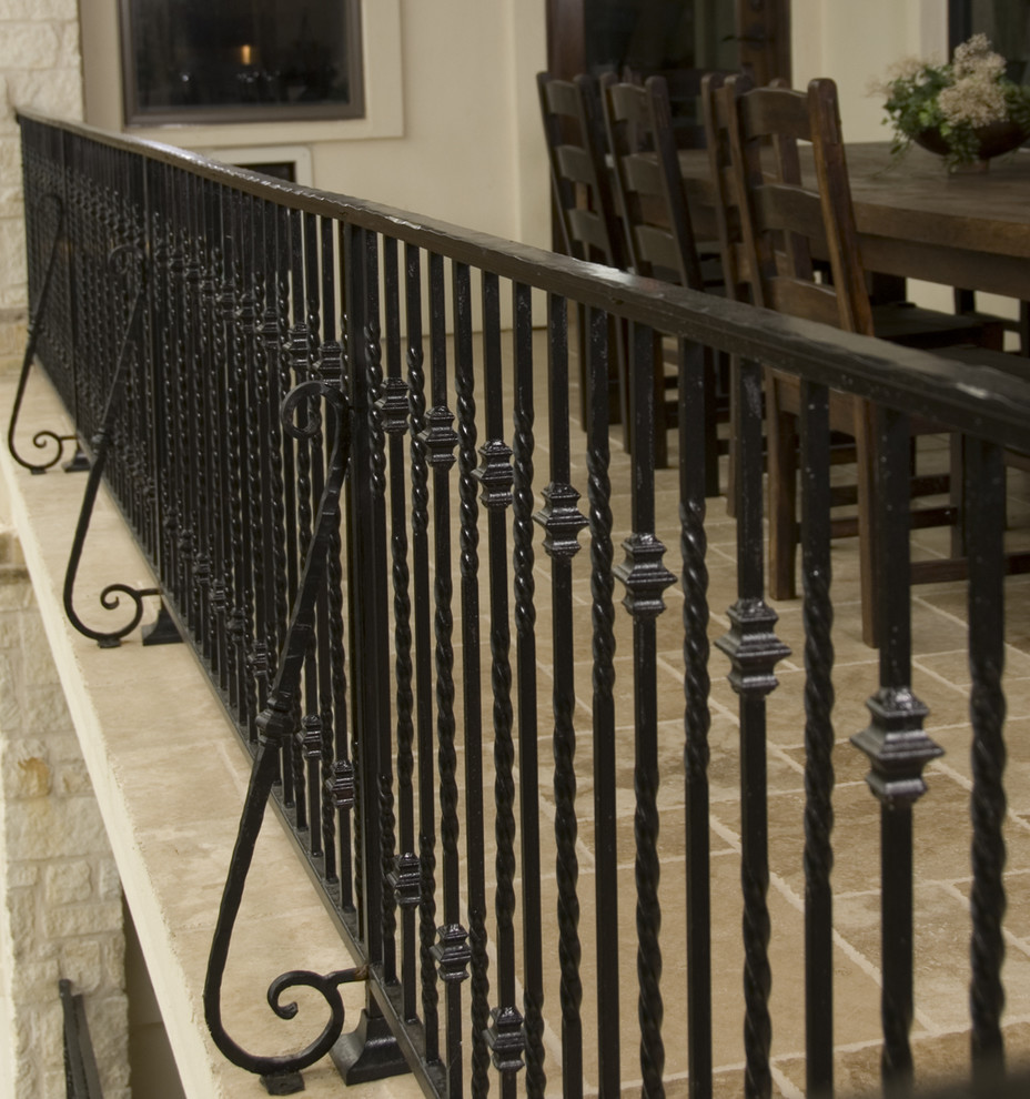 This is an example of a large mediterranean staircase in Austin.