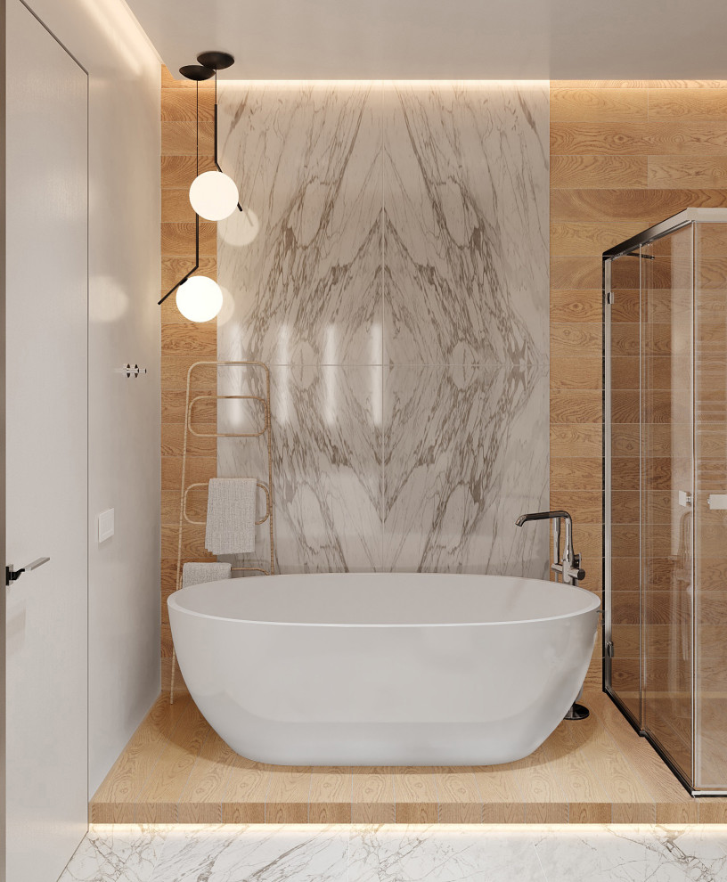 СВЕТЛЫЙ ИНТЕРЬЕР В ЖК ДОНСКОЙ ОЛИМП