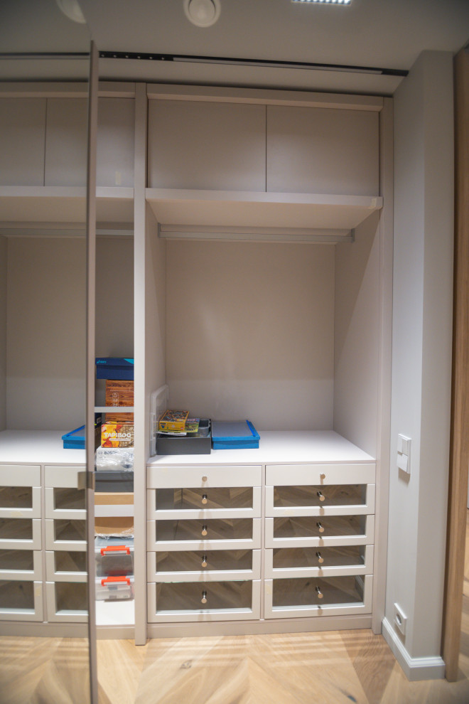 Обустройство гардеробной комнаты