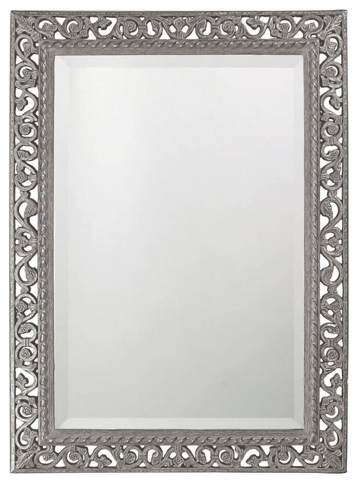 Howard Elliott Rectangle Bristol Glossy Mirror Traditional Wall