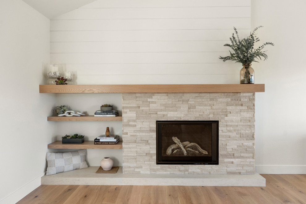 Example of a minimalist living room design in San Francisco