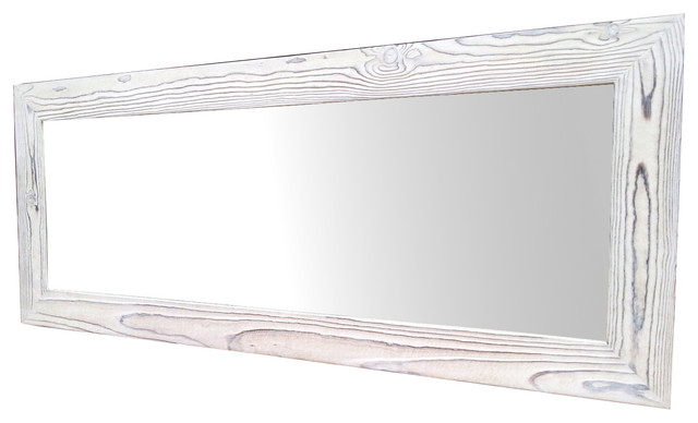 Full Length Wood Mirror Snow White, White Framed Full Length Wall Mirror
