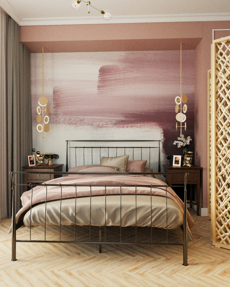 В оттенках розового