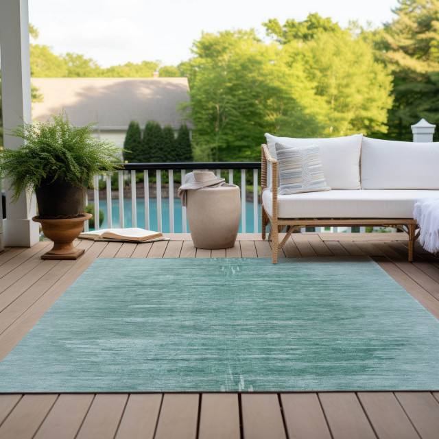 Machine Washable Indoor/Outdoor Chantille ACN806 Rug, 10' x 14 ...