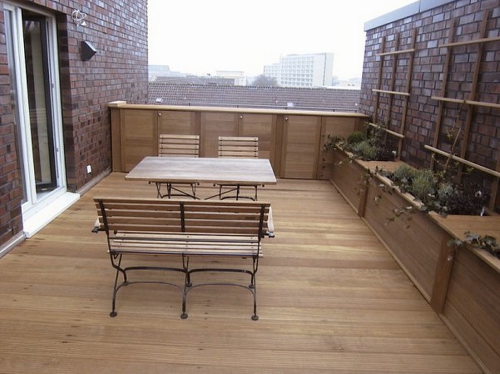 Moderne Terrasse in Hamburg