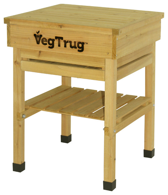 Kids Vegtrug Work Bench Transitional Outdoor Pots And Planters