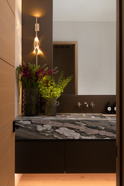 Private Residence modern-gaestetoilette
