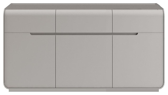 Senses Wooden Sideboard, Stone, Small