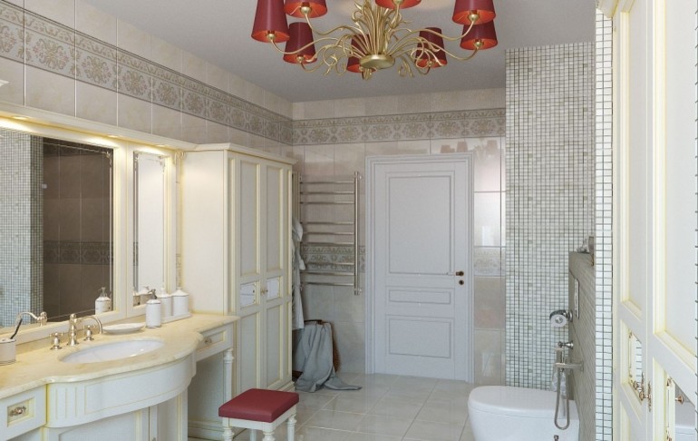 Ванная комната в классическом стиле