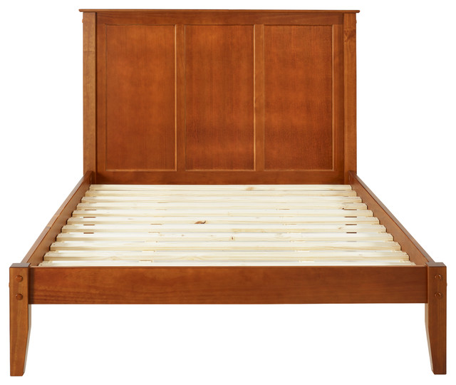 Shaker Style Panel Full Size Platform Bed Transitional Shaker Style Panel Full Size Platform Bed Cherry