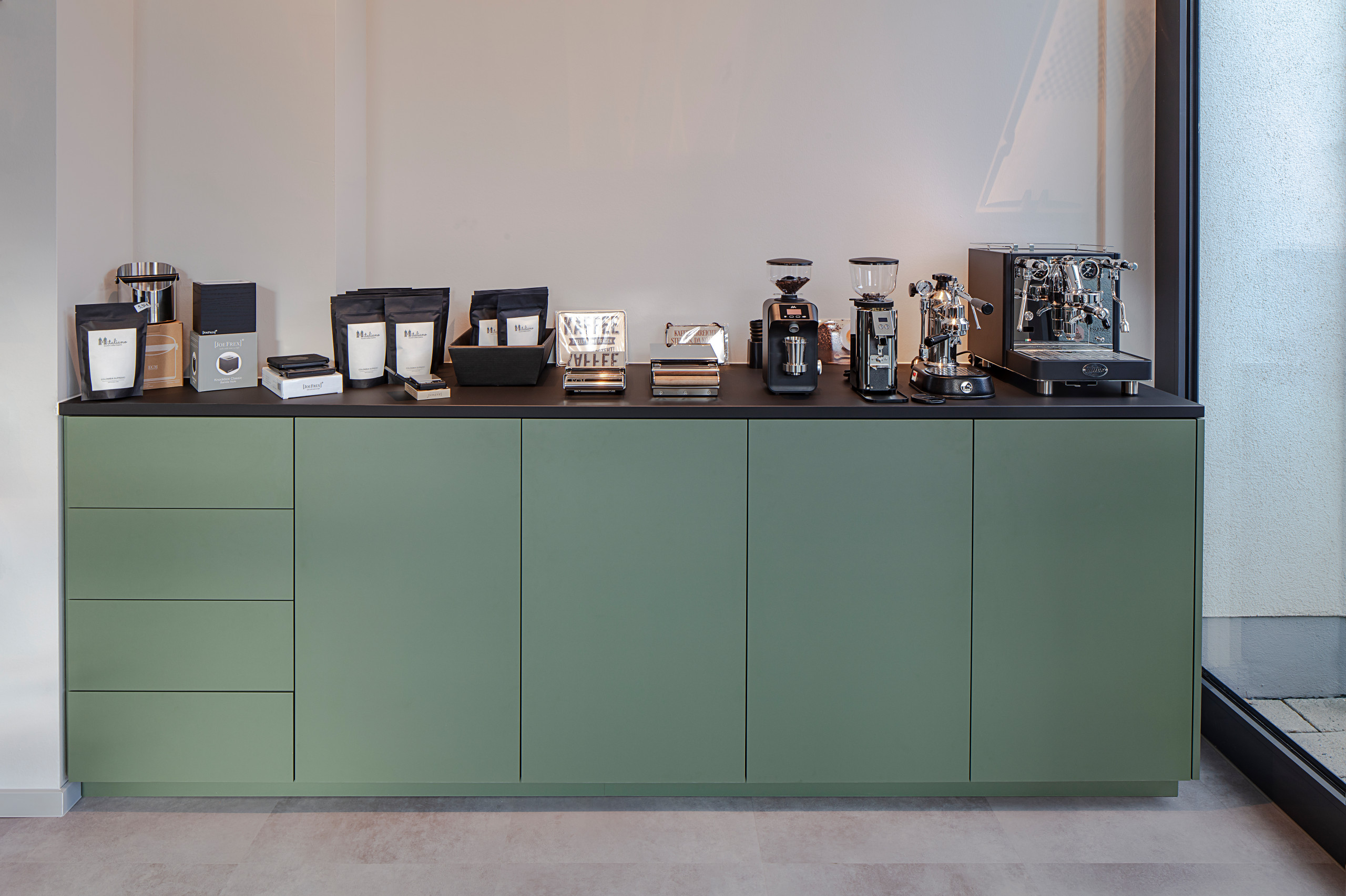Showroom für Espressomaschinen & Barista in München