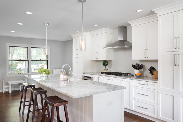 Transitional Kitchen nyklassisk-koekken