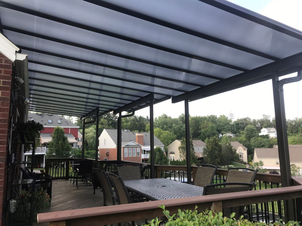 Patio Covers Bronze Translucent Panels Modern Patio Cleveland
