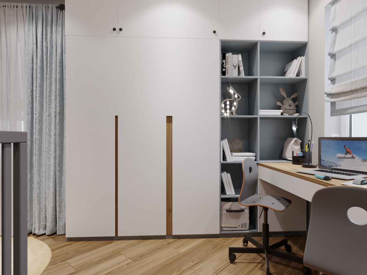 Небольшая детская  для двух мальчиков