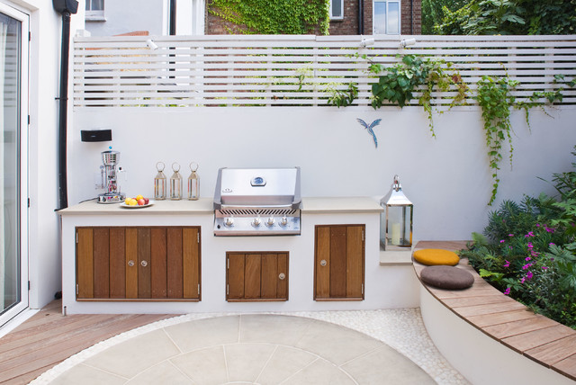 Notting Hill Gate contemporary-courtyard